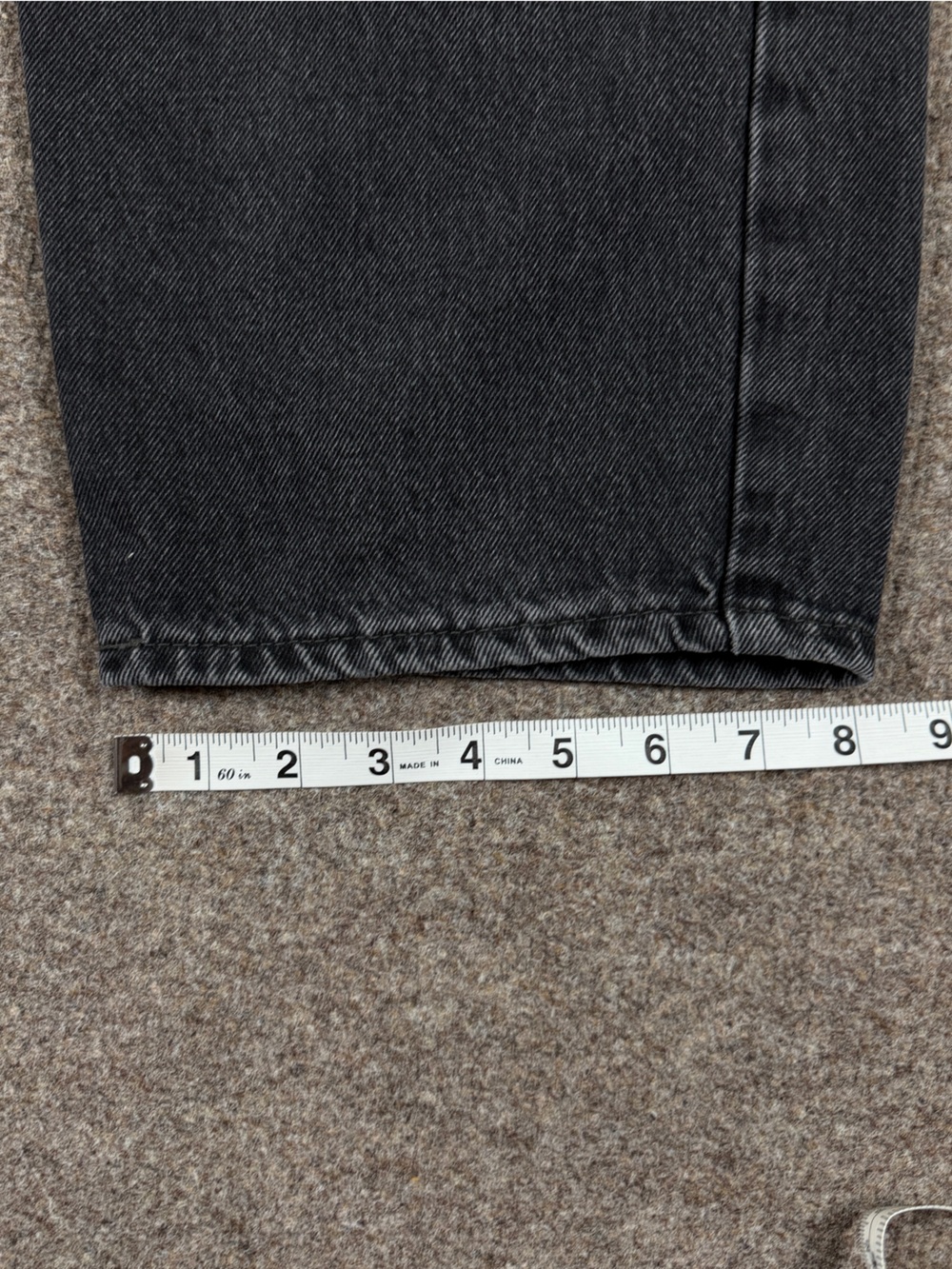 Levi’s Baggy Dad Washed Black Mid Rise Wide Leg Denim Jeans Women’s Size 25x30 - Picture 11 of 11